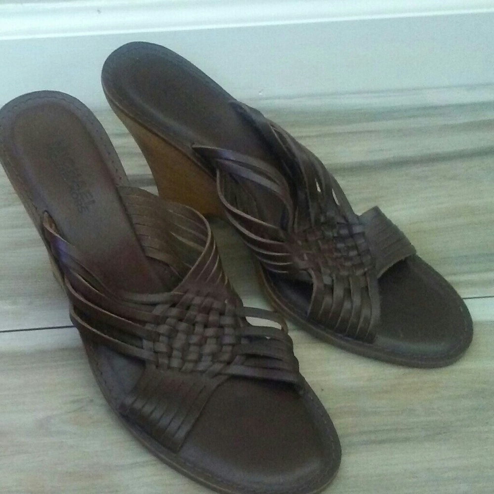 Michael Kors leather huaraches
